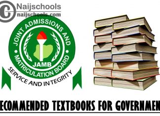 JAMB Recommended Textbooks for Government 2023 Exam