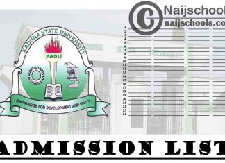 Kaduna State University (KASU) First Batch Admission List is Now Out on JAMB CAPS | CHECK NOW