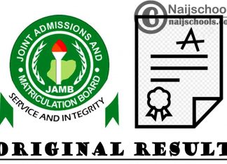 Everything You Need to Know About JAMB Original Result 2022