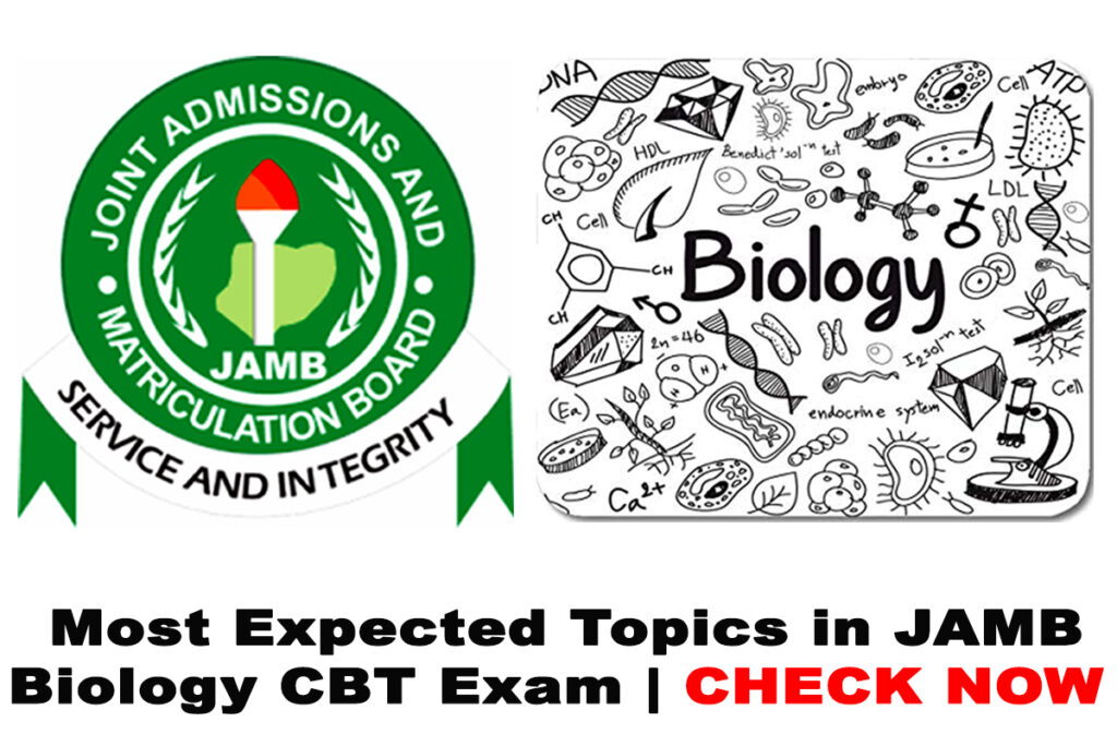 Most Expected Topics in JAMB Biology 2023 CBT Exam