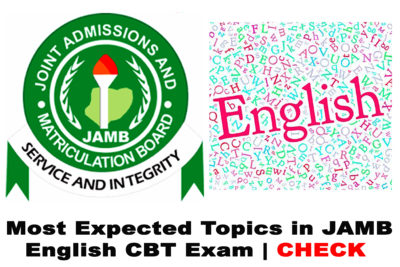 Most Expected Topics in JAMB English 2024/2025 CBT Exam