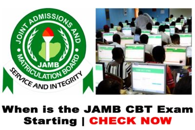 When is the JAMB 2022/2023 CBT Exam Starting