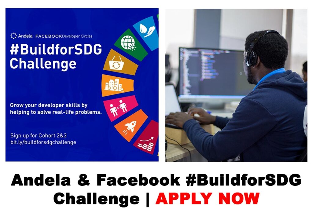 Andela and Facebook #BuildforSDG Challenge 2020 | APPLY NOW