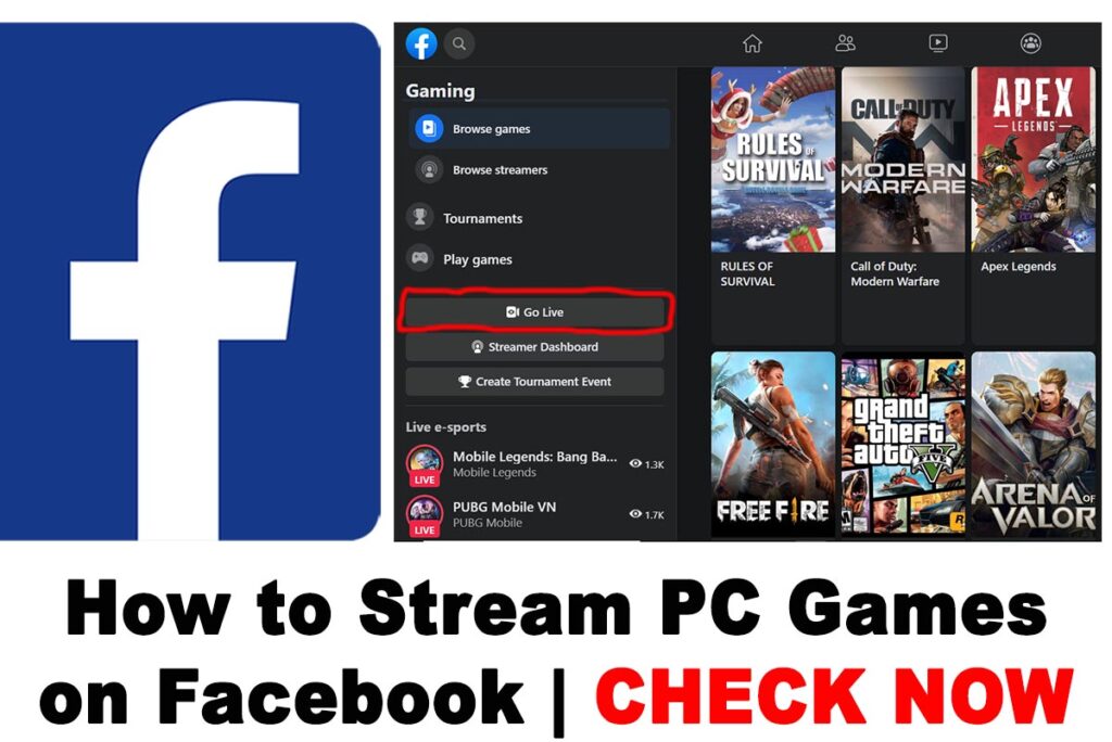How to Stream PC Games on Facebook | CHECK NOW