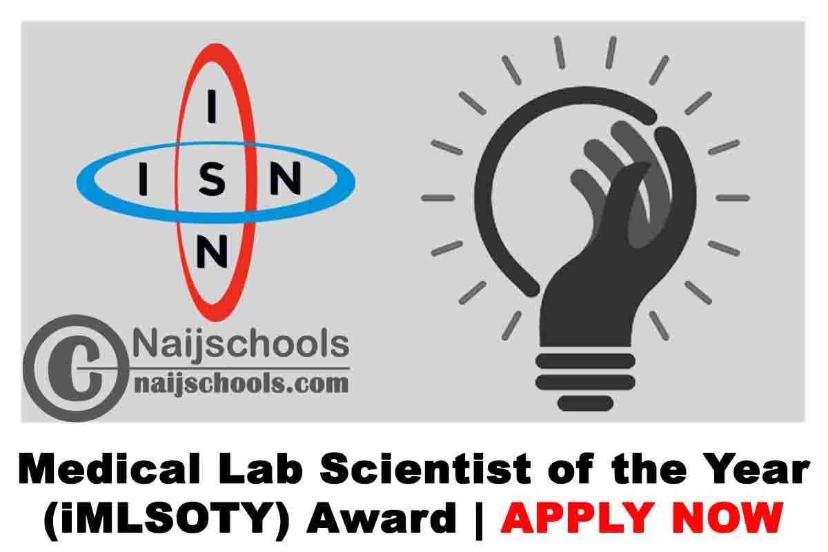 ISN Medical Lab Scientist of the Year (iMLSOTY) Award 2020 | APPLY NOW