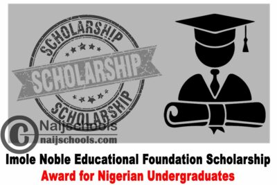 Imole Noble Educational Foundation (INEF) Scholarship Award 2021 for Nigerian Undergraduates | APPLY NOW