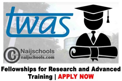 TWAS Fellowships for Research and Advanced Training 2023