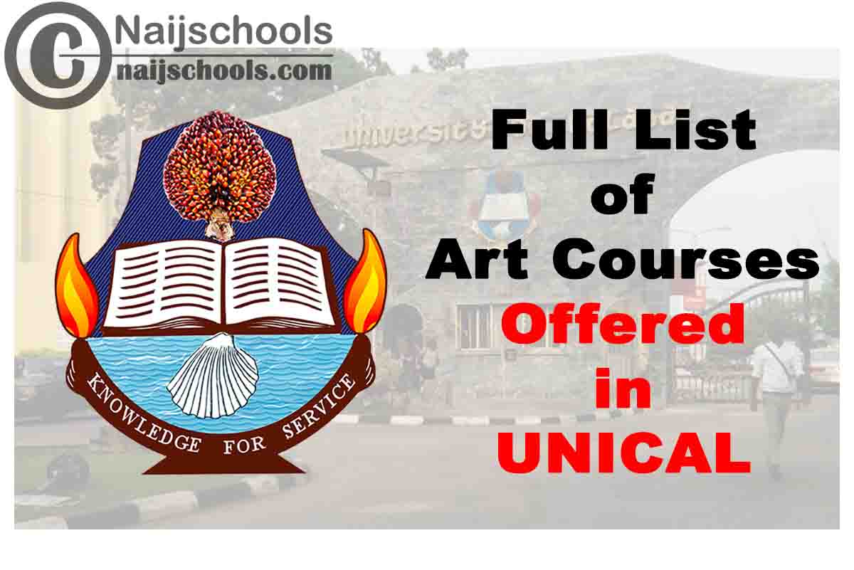 Art Courses Offered in UNICAL (University of Calabar): Full List