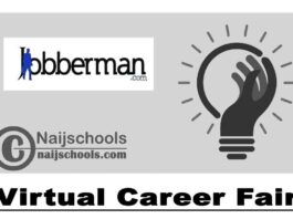 Jobberman Virtual Career Fair in Nigeria 2020 (Register for FREE Access) | APPLY NOW