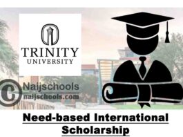 Trinity University Need-based International Scholarship 2020/2021 (USA) | APPLY NOW