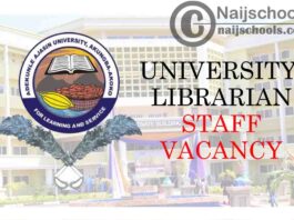 Adekunle Ajasin University Akungba-Akoko (AAUA) University Librarian Staff Vacancy | APPLY NOW