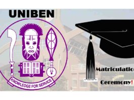 University of Benin (UNIBEN) Holds Virtual Matriculation Ceremony for 2019/2020 Academic Session
