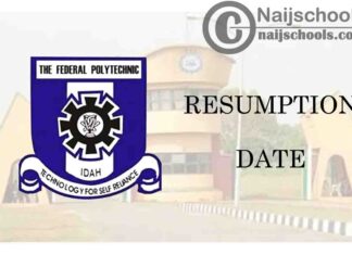 Federal Polytechnic Idah (FEPODA) Resumption Date for Continuation of 2019/2020 Academic Session | CHECK NOW
