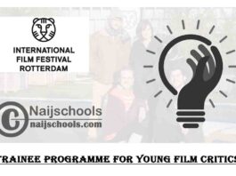 International Film Festival Rotterdam (IFFR) Trainee Programme for Young Film Critics 2021 | APPLY NOW