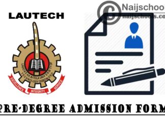Ladoke Akintola University of Technology (LAUTECH) Pre-Degree Admission Form for 2020/2021 Academic Session | APPLY NOW