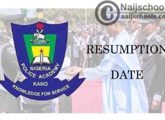 Nigeria Police Academy (POLAC) Announces Resumption Date for Commencement of Academic Activities | CHECK NOW