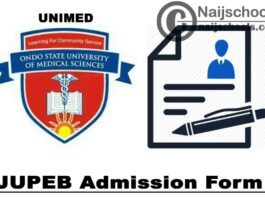 University of Medical Sciences (UNIMED) JUPEB Admission Form for 2020/2021 Academic Session | APPLY NOW