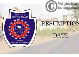 Abia State Polytechnic Announces Resumption Date for Continuation of 2019/2020 Academic Activities | CHECK NOW