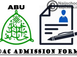 Ahmadu Bello University (ABU) DAC HND, ND, Pre-ND and Certificate Programmes Admission Forms for 2020/2021 Academic Session | APPLY NOW