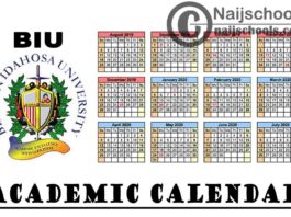 Benson Idahosa University (BIU) Academic Calendar for 2020/2021 Academic Session | CHECK NOW