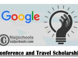 Google Conference and Travel Scholarship 2023