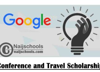 Google Conference and Travel Scholarship 2023