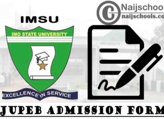Imo State University (IMSU) JUPEB Admission Form for 2020/2021 Academic Session | APPLY NOW