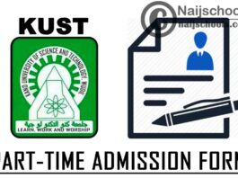 Kano University of Science and Technology (KUST) Part-Time Admission Form for 2020/2021 Academic Session | APPLY NOW