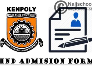 Kenule Beeson Saro-Wiwa Polytechnic (KENPOLY) HND Full-Time Admission Form for 2020/2021 Academic Session | APPLY NOW