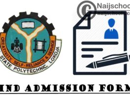 Kogi State Polytechnic (KSP) HND Admission Form for 2021/2022 Academic Session | APPLY NOW