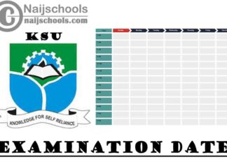 Kogi State University (KSU) 2019/2020 First Semester CBT Examination Date for 100 Level Students | CHECK NOW