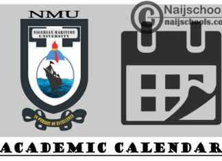 NMU Academic Calendar for 2023/2024 Session