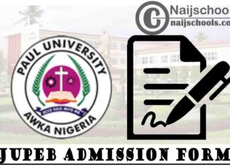 Paul University JUPEB Admission Form for 2020/2021 Academic Session | APPLY NOW