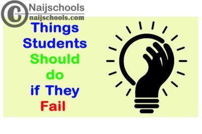 6 Helpful Things Students Should do if They Fail