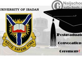 University of Ibadan (UI) Postgraduate Convocation Ceremony Schedule for 2019/2020 Academic Session | CHECK NOW