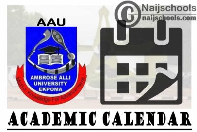 AAU Academic Calendar for 2023/2024 Session