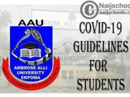 Ambrose Alli University (AAU) Ekpoma COVID-19 Guidelines for Returning Students | CHECK NOW