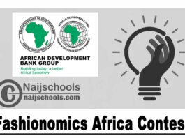 African Development Bank (AfDB) Fashionomics Africa Contest 2021 (USD $2,000 Prize) | APPLY NOW