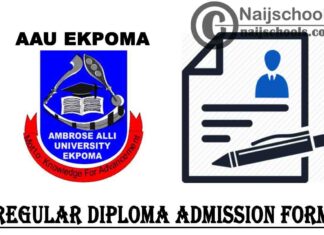 Ambrose Alli University (AAU) Ekpoma Regular Diploma Admission Form for 2020/2021 Academic Session | APPLY NOW