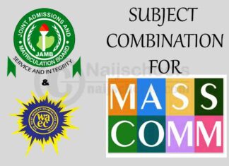 JAMB & WAEC Subject Combination for Mass Communication