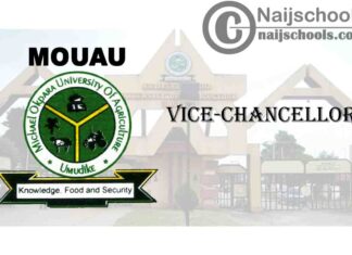 Michael Okpara University of Agriculture Umudike (MOUAU) New Vice Chancellor Assumes Office | CHECK NOW
