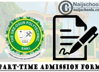 The Oke-Ogun Polytechnic Saki (TOPS) Part-Time Admission Form for 2020/2021 Session | APPLY NOW