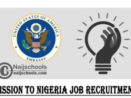 U.S. Embassy Mission to Nigeria Job Recruitment | APPLY NOW