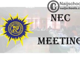 West African Examination Council (WAEC) Press Release on the 70th Nigeria Examinations Committee (NEC) Meeting | CHECK NOW