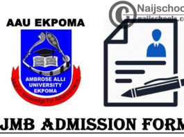 Ambrose Alli University (AAU) Ekpoma IJMB Admission Form 2020/2021 Academic Session | APPLY NOW