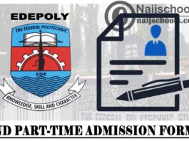 Federal Polytechnic Ede (EDEPOLY) ND Regular & Daily Part-Time Admission Forms for 2020/2021 Academic Session | APPLY NOW