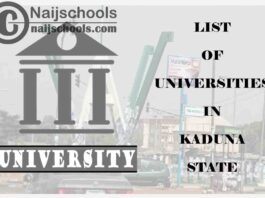 Full List of Universities in Kaduna State | CHECK NOW