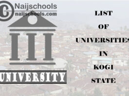 Full List of Federal, State & Private Universities in Kogi State Nigeria