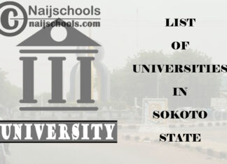 Universities in Sokoto State Nigeria: List of Federal, State & Private