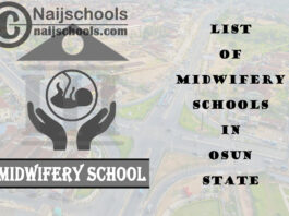 Full List of Accredited Midwifery Schools in Osun State Nigeria